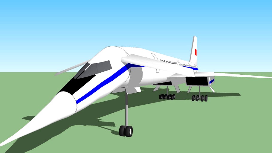 Tupolev tu-144 'concordski'