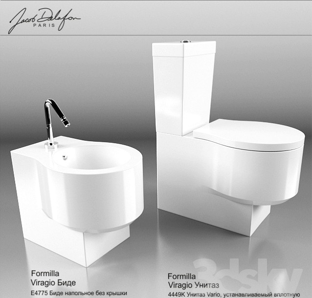 toilet and bidet Jacob Delafon collection FORMILIA series Viragio