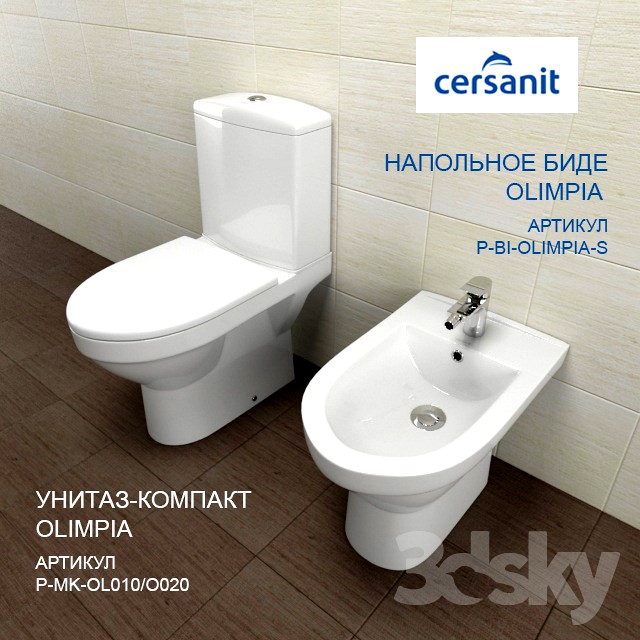 Toilet + BIDET Cersanit OLIMPIA