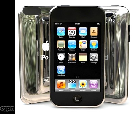 Second genreration iPod Touch3d model