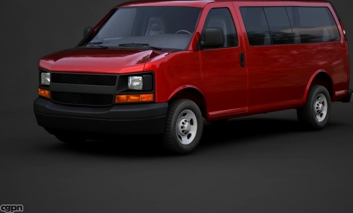 Chevrolet Express passenger van3d model