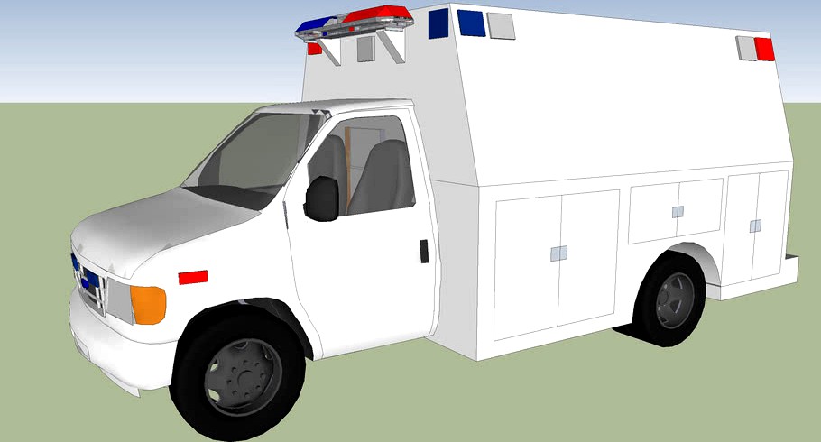 Diamond Type 3 ambulance ford econoline f 350 2006 model