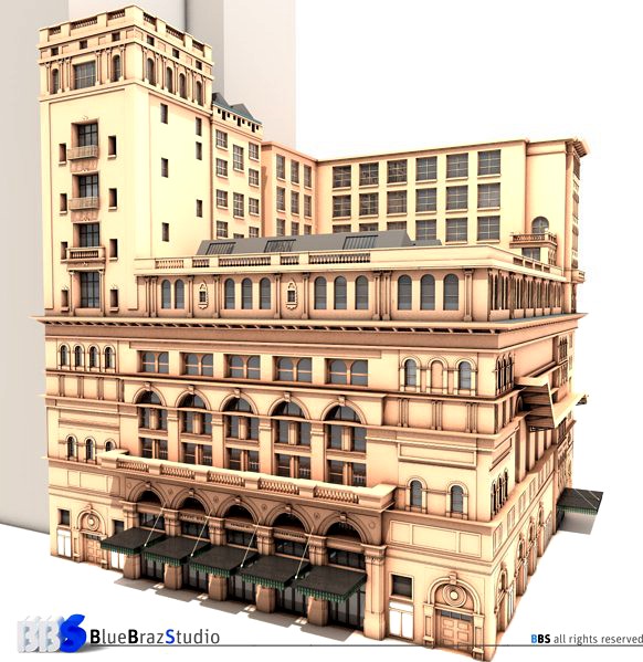 NYC Carnegie Hall3d model