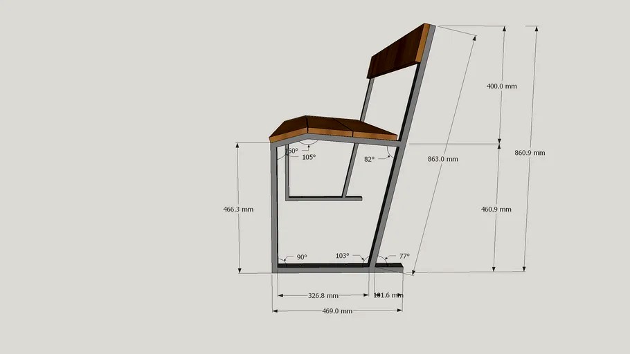 Parkbank Sitzbank Metall - Seat Bench