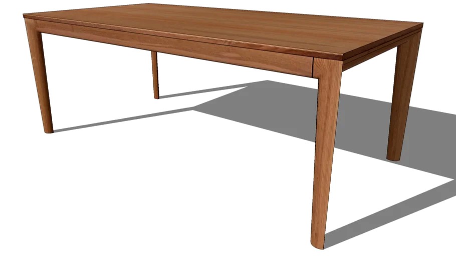 ALLURE EXTENDABLE DINING TABLE WOODEN TOP