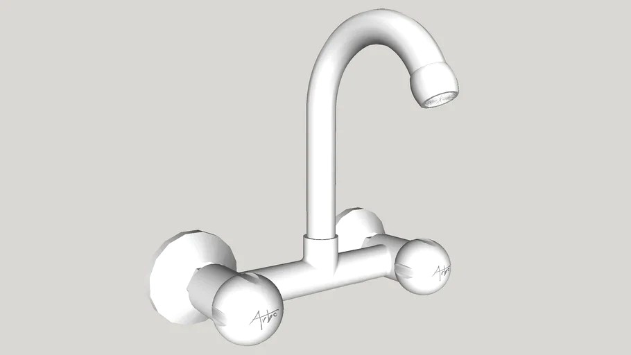 ARBO DD-1213 Sink Mixer With Swivel Spout Wall Mounted