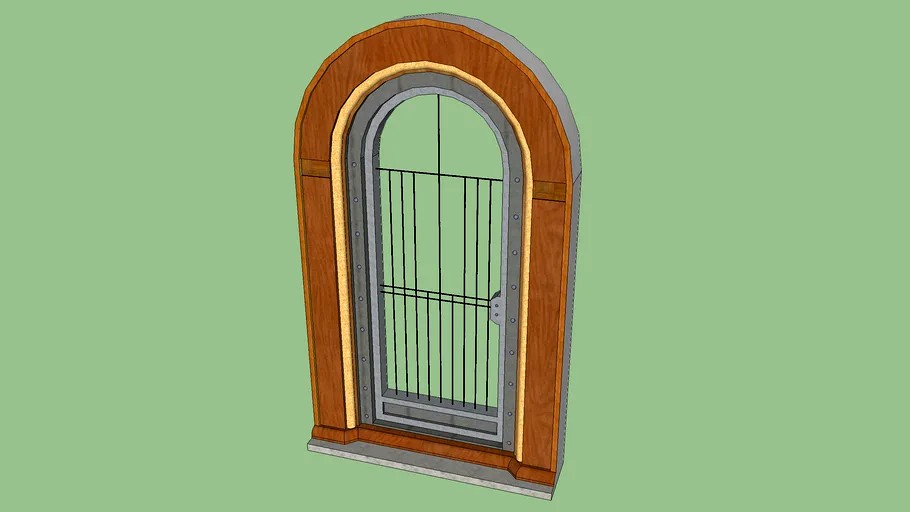 Mariposa Wrought Iron Exterior Doors
