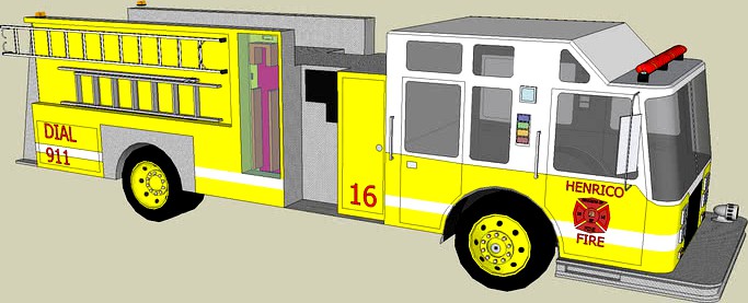 Henrico County Fire st. 16 Fire Truck