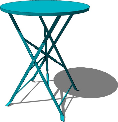 table CONFETTI turquoise, maisons du monde, ref 122239, 29