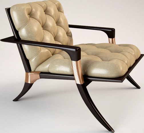 Athens Lounge Chair - Tufted