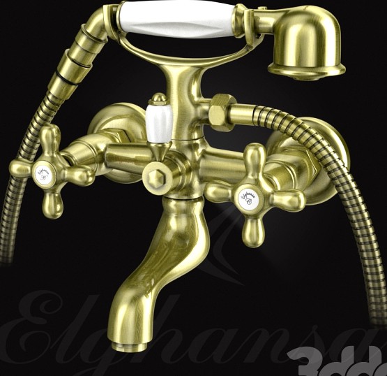 смеситель Elghansa RETRO 2700754-1 bronze