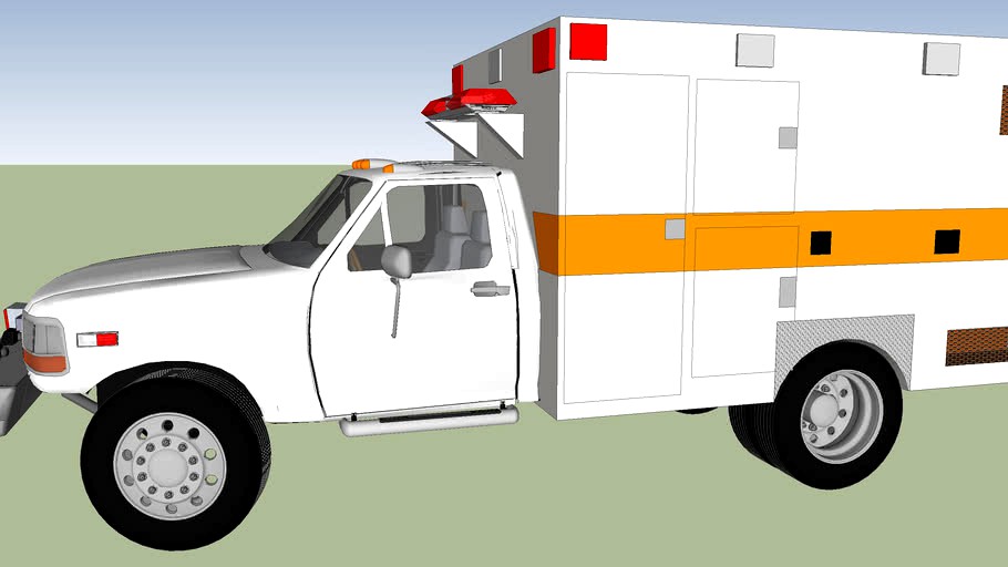 Type 1 ambulance ford f350 1997 model imported from United States