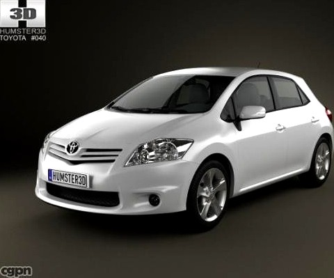 Toyots Auris 20123d model