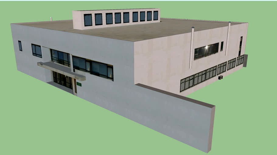 Modelo 3D da FCT da UNL - Edifício da Cemop