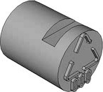 Elektrode: 1-002-20-PVC
