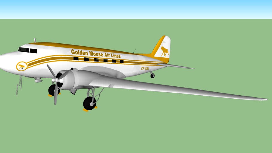 Golden Moose Air Lines Dc-3 (1937)