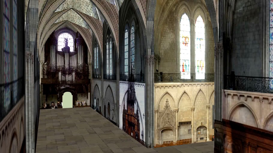 Intérieur de la cathédrale d'Angers