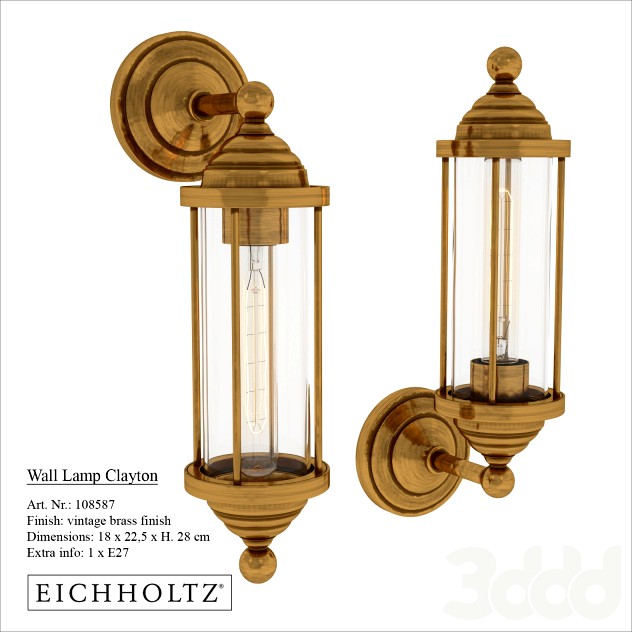 Clayton Wall Lamp от Eichholtz