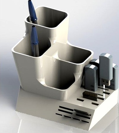 USB&Pen Holder by Undefinedefity