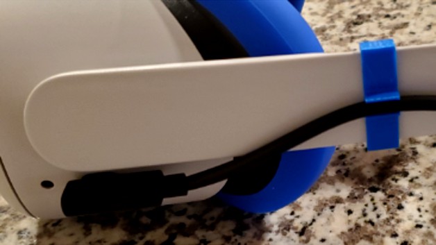 Oculus Quest 2 Elite Strap Link Cable Support by Zachery124