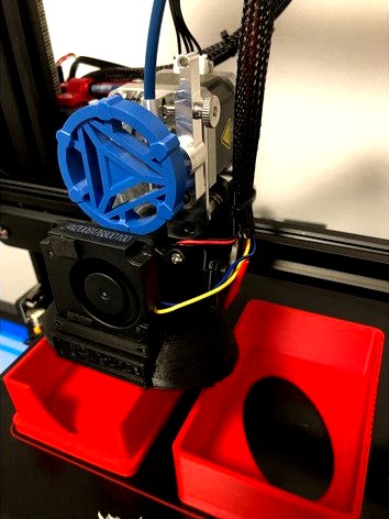 Bulls Eye base for Creality Ender 3 with upgraded Micro Swiss Direct Drive Extruder by michaelkroes