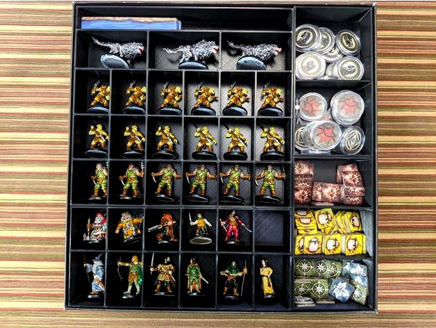 Lord of the Rings Journeys in Middle Earth & Expansions Organizer (FFG) by Stinkfoot71