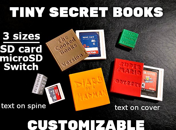 Customizable Tiny Secret Books by Lyl3
