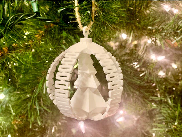 Christmas Ornament -  Compliant LET Joints by BYU_CMR
