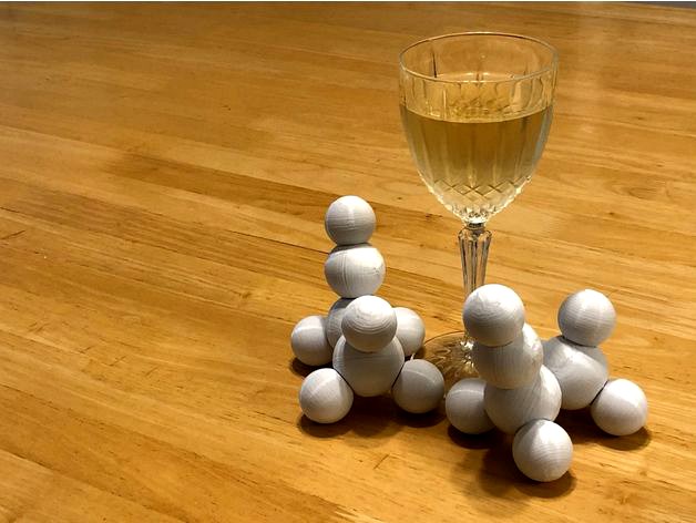 Alcohol Fidget Molecule by DaveMakesStuff