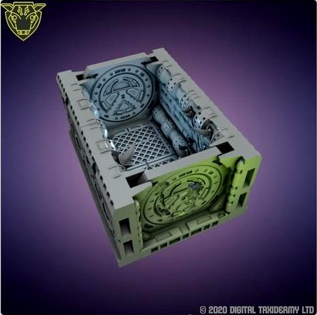 Airlock Tile Set - Lost Bio-Lab -Sci-fi dungeon complex by DigitalTaxidermy