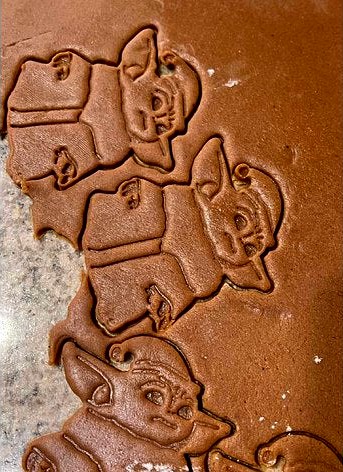 Santa Baby Yoda Cookie Cutter by swagner