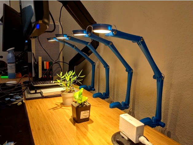 IKEA LEDBERG Desk/Plant Lights by Ratitack
