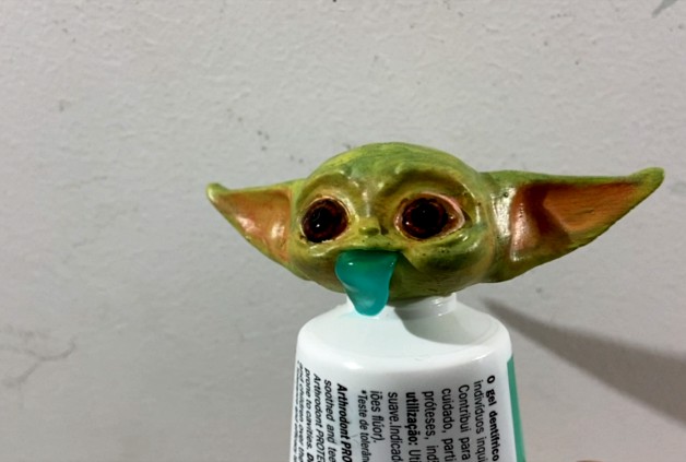 Baby Yoda Toothpaste Vomit by ruben02