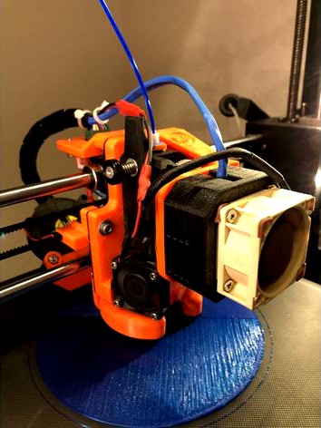 trianglelab BMG Extruder motor fan mount by KraliCzech