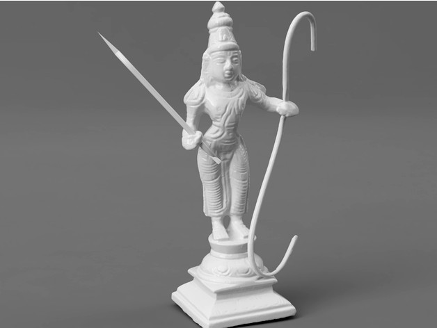 Seventh Avatar of Vishnu - Rama, The Perfect Man by ScanHinduHeritage
