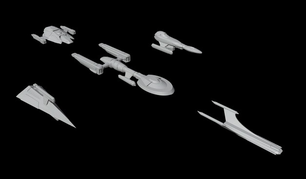 FASA Orion ships: Star Trek starship parts kit expansion #8 by CaptainMojo