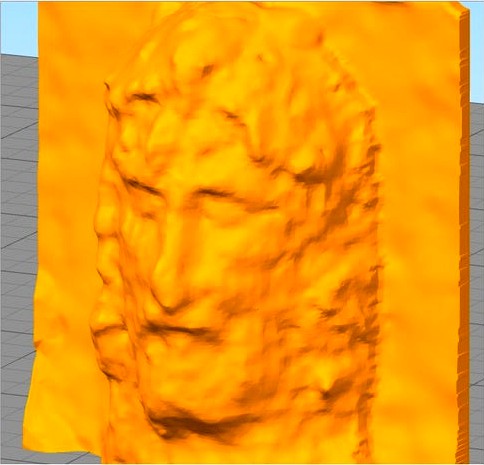 Christ Shroud face from the Turin  shroud by tspeth