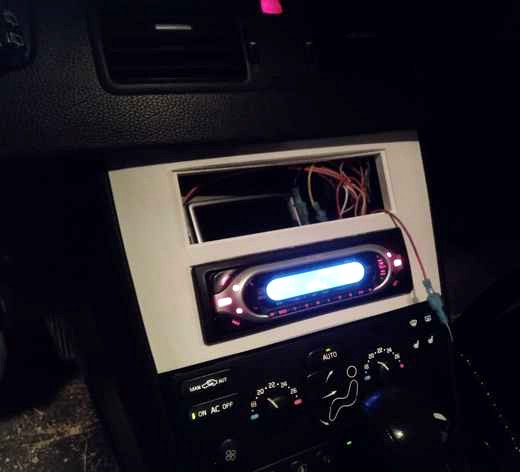 1din car stereo front plate for volvo xc90 I (2006)  by jhkoivis