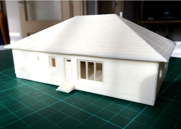 House for model railvway ( suburban series Typ2, 1:120 , TT ) by Wolfchild4hu