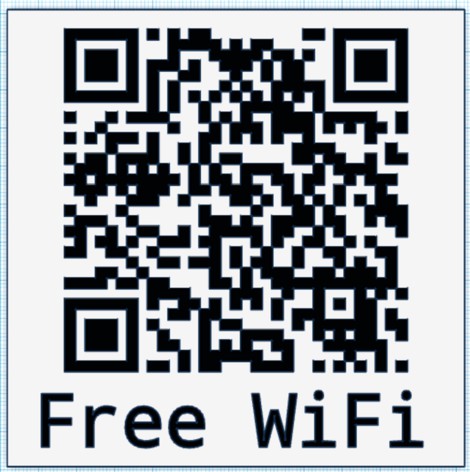 Free WiFi QR Sign by rmpel