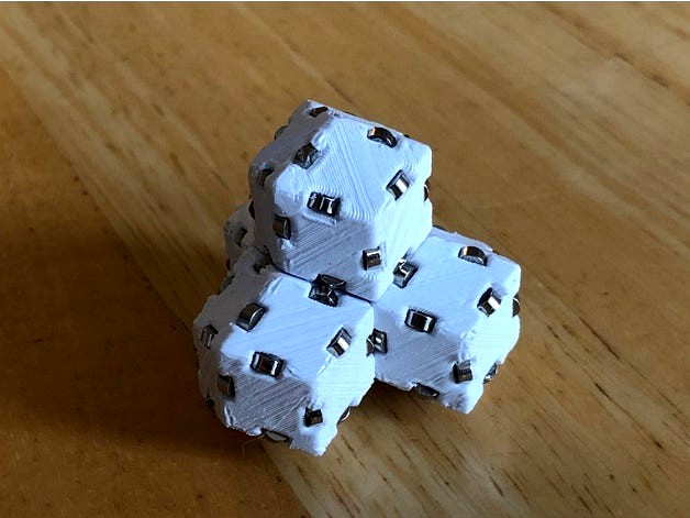 Magnetic Rhombic Dodecahedron Blocks by DaveMakesStuff