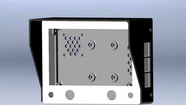 MakerPlane 5" LCD EFIS Case for Raspberry Pi by MakerPlane