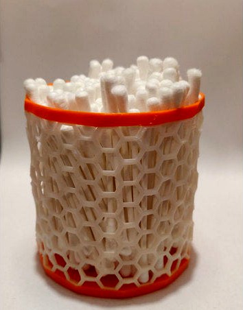 Twisted Dodecagon Honeycomb Basket by SebastianWolf