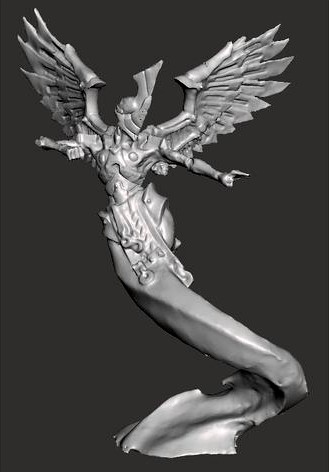 Void Archon cyber angel by rolle2010