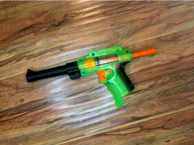 Luger Barrel For Nerf Glowshot by OddlyspecificThings