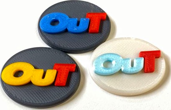 OuT 3 Color Button by timcel