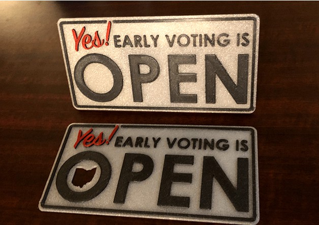 Open Sign - Early Voting by jwkovell