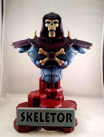 MOTU Skeletor Mini-Bust by Hermit_King