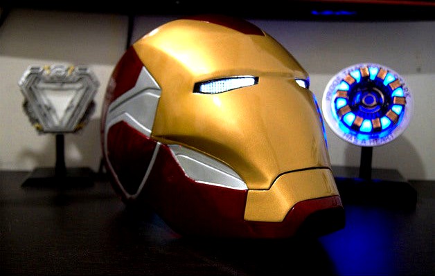 Iron Man MK85 Helmet Motorization by crashworks3d