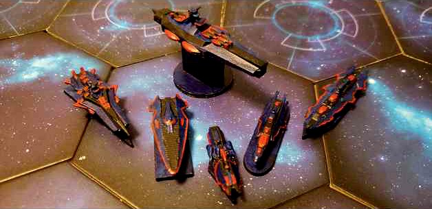 Twilight Imperium L1Z1X Mindnet Custom Ships by wastewolf